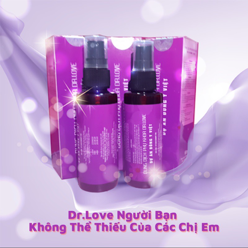 Dung dịch phụ khoa vệ sinh phụ nữ Dr.Love 60 ml ngừa nấm ngứa, làm sạch, khử mùi hôi vùng kín.