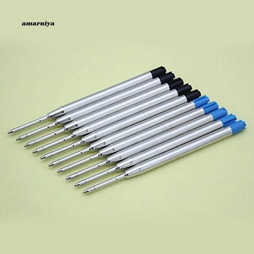 10 chiếc bút bi mực đen / xanh 0.5mm cho học sinh