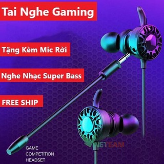 Tai Nghe Gaming có dây T5 Kèm Mic Rời, Tai Phone game thủ Cho Điện Thoại, Máy Tính, PC, Laptop XSmart -dc3642