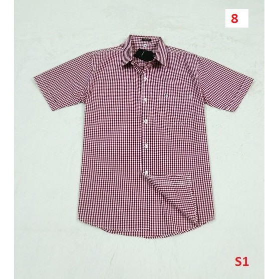 ÁO SƠ MI NAM TAY NGẮN KẺ SỌC NHỎ | BigBuy360 - bigbuy360.vn