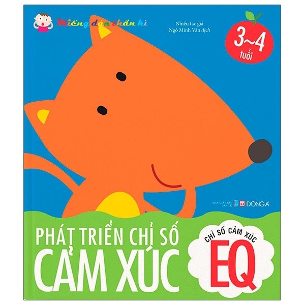 Sách- Miếng Dán Thần Kì - Phát Triển Chỉ Số Cảm Xúc EQ (3-4 Tuổi)