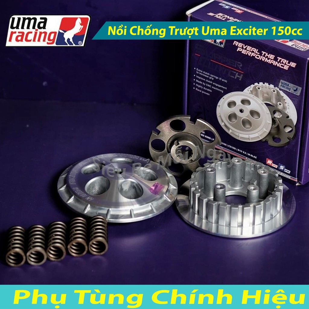 Bộ nồi chống trượt Uma Slipper Clutch cho xe Yamaha Exciter150, Fz150i, R15 V2