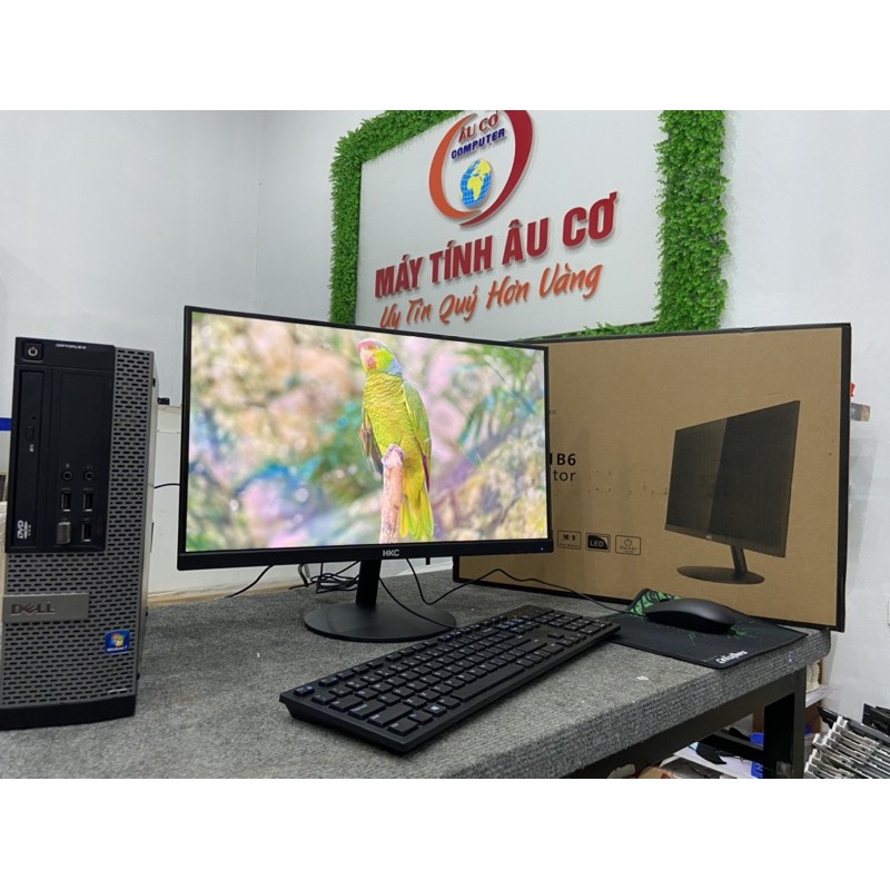 Bộ máy tính để bàn DELL Core i5 - 2400/ ram 4Gb SSD 128GB + HDD 320Gb , Màn hình FULL VIỀN 22 INCH HKC