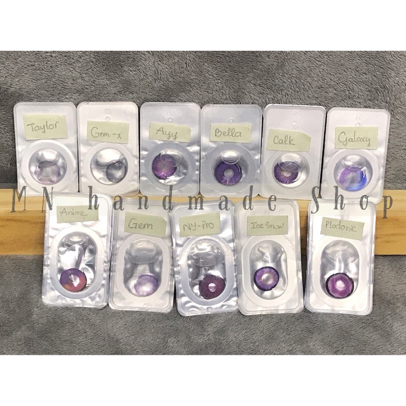 Lens cosplay màu tím