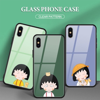 Fashion tempered glass couple pattern case for iphone 6 6s 7 8 plus x xs max xr