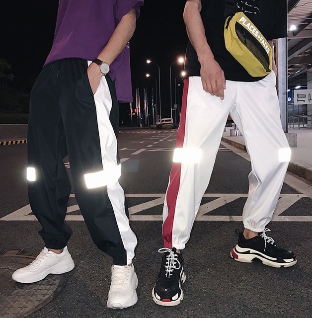 Quần Jogger Dù Viền Phản Quang (Harajuku Pants)