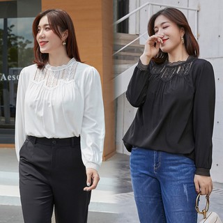 Áo sơ mi phối ren - abeo212