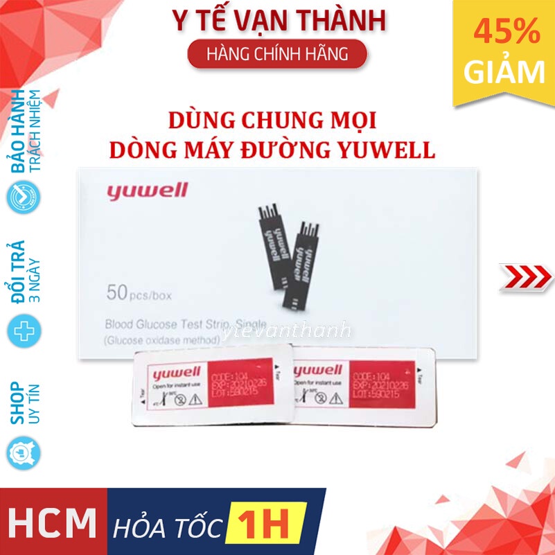 ✅ Que Thử Đường Huyết- Yuwell Y330, (Date Xa) (Dùng Chung Cho Các Dòng Máy Đường Yuwell) -VT0708