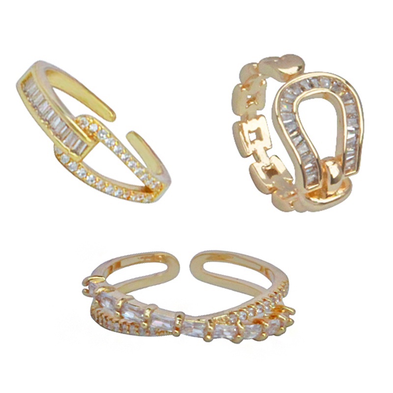 Nhẫn Nữ Đeo Khớp Tay Hình Thắt Nút Vô Cực Có Thể Điều Chỉnh