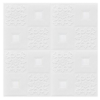 Xốp dán tường hoa văn kim tuyến kt 70x70