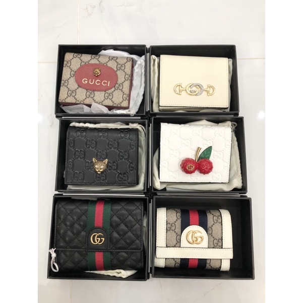 Ví gấp guci mini fullbox vip