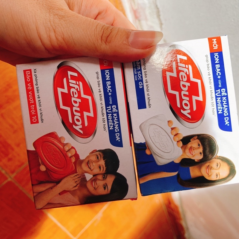 XÀ BÔNG LIFEBUOY bánh 90g bảo vệ vượt trội cho cả nhà