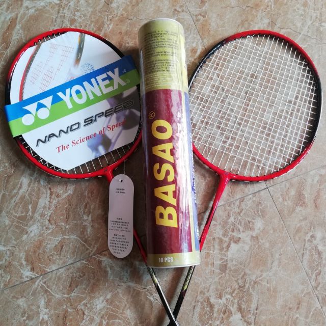 [SALE SỐC] Đôi vợt cầu lông yoonex tằng kèm cầu