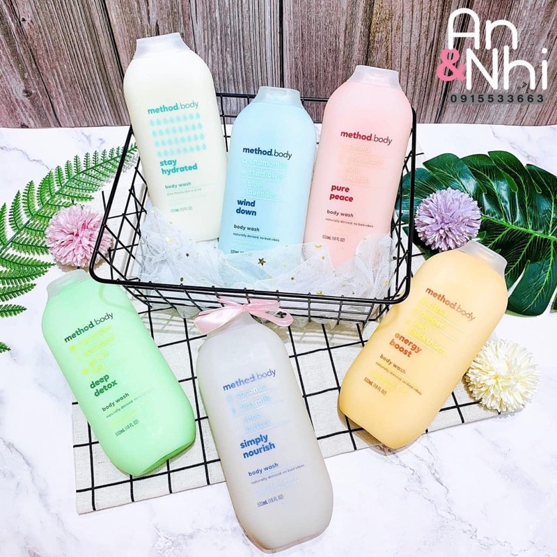 Sữa tắm Method Body 532ML