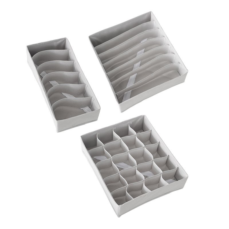SET 3 hộp đựng đồ lót  chất dầy có thể gấp gọn tiện lợi