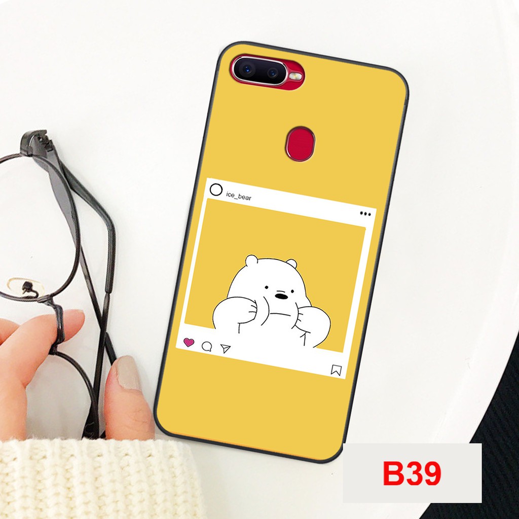 [SALE]ỐP ĐIỆN THOẠI HÌNH GẤU TRẮNG OPPO A5S/A7/A12/F9 CỰC RẺ