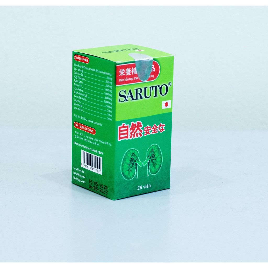 [ Loại Cực Mạnh ] Tăng Cường Sinh Lý Nam SARUTO Chiết Xuất Thảo Dược - 1 Hộp 28 viên- Xuất Tinh Sơm | BigBuy360 - bigbuy360.vn