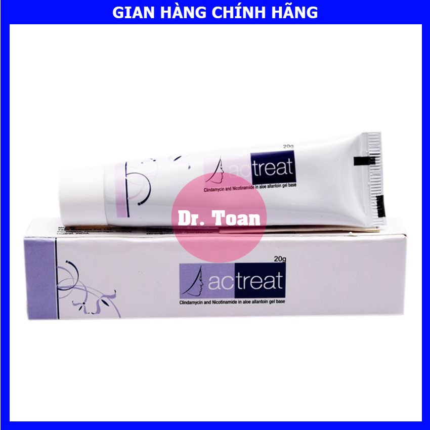 Actreat gel  kem chấm mụn 5% niacinamide và ksinh, giảm mụn, kiềm dầu, trắng sáng da