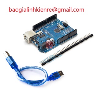 Kit arduino uno r3 atmega 328p chíp dán có kèm dây cáp