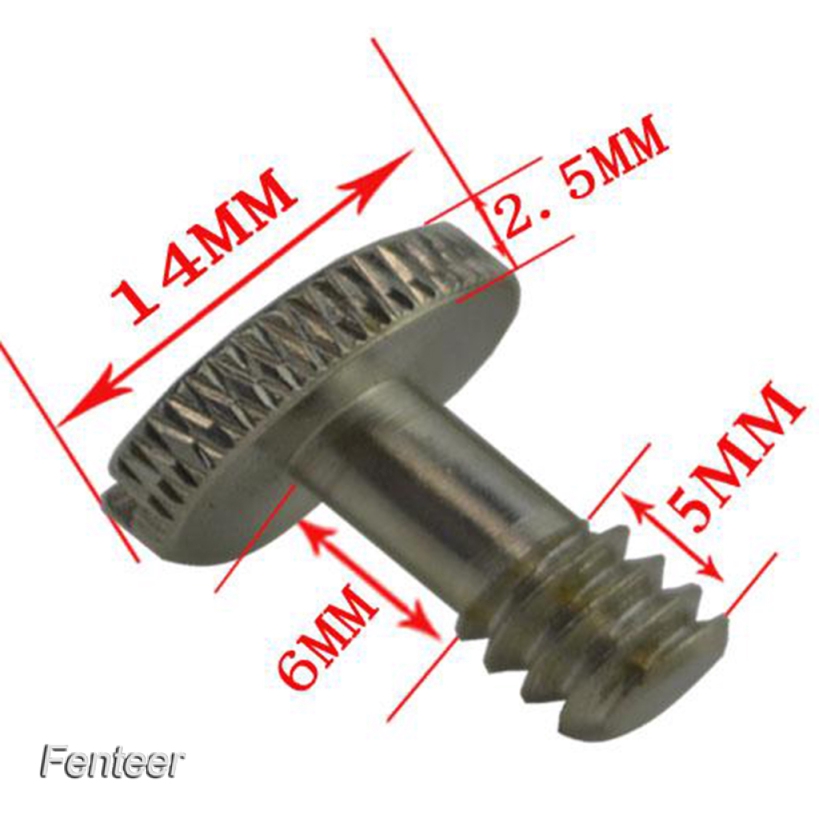 Ốc 1 / 4 "Kim Loại 11mm Cho Gậy 3 Chân Máy Ảnh