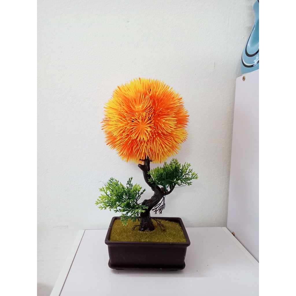 chậu hoa giả để bàn,chậu hoa nhựa hồng tú cầu mix màu, trang trí nhà cửa,kệ tủ,giá sách, quà tặng đồng nghiệp