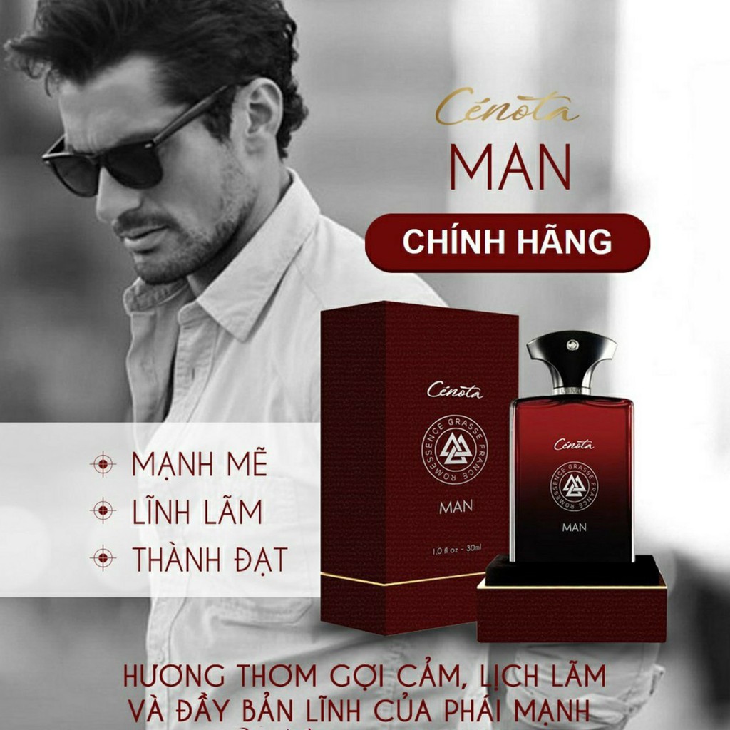 Nước hoa nam Cenota Man, nước hoa nam sức hút mạnh mẽ - PM01