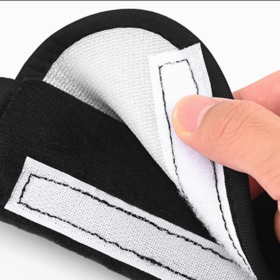 1 Cặp Đệm Bọc Dây Đai An Toàn Bằng Lông Nhung Mềm Mại Trên Xe Hơi