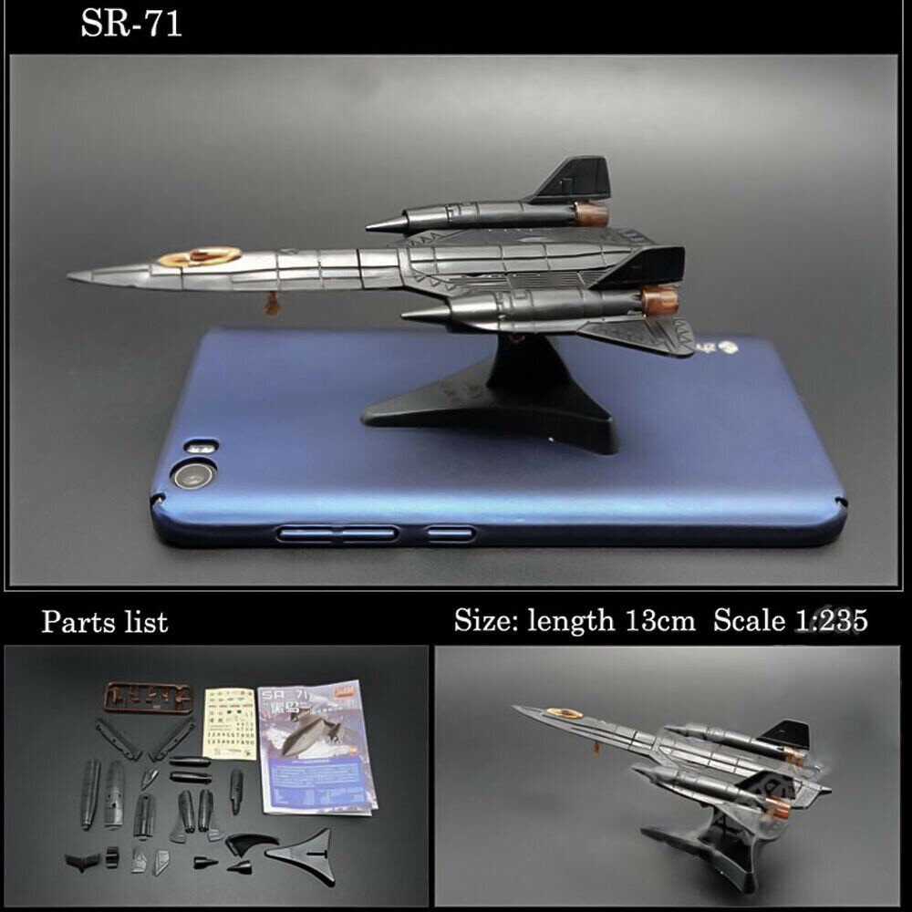 4D Blackbird SR-71 Lắp Ráp Aircraf Fighter Máy Bay Bộ Sưu Tập Mô Hình Xếp Hình Đồ Chơi