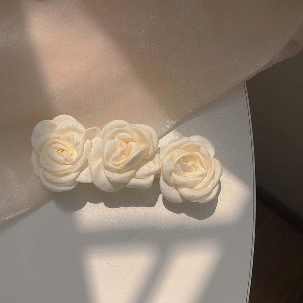 Kẹp Tóc Hình Hoa Trà Đơn Giản Ngọt Ngào Phong Cách Hàn Quốc Cho Nữ