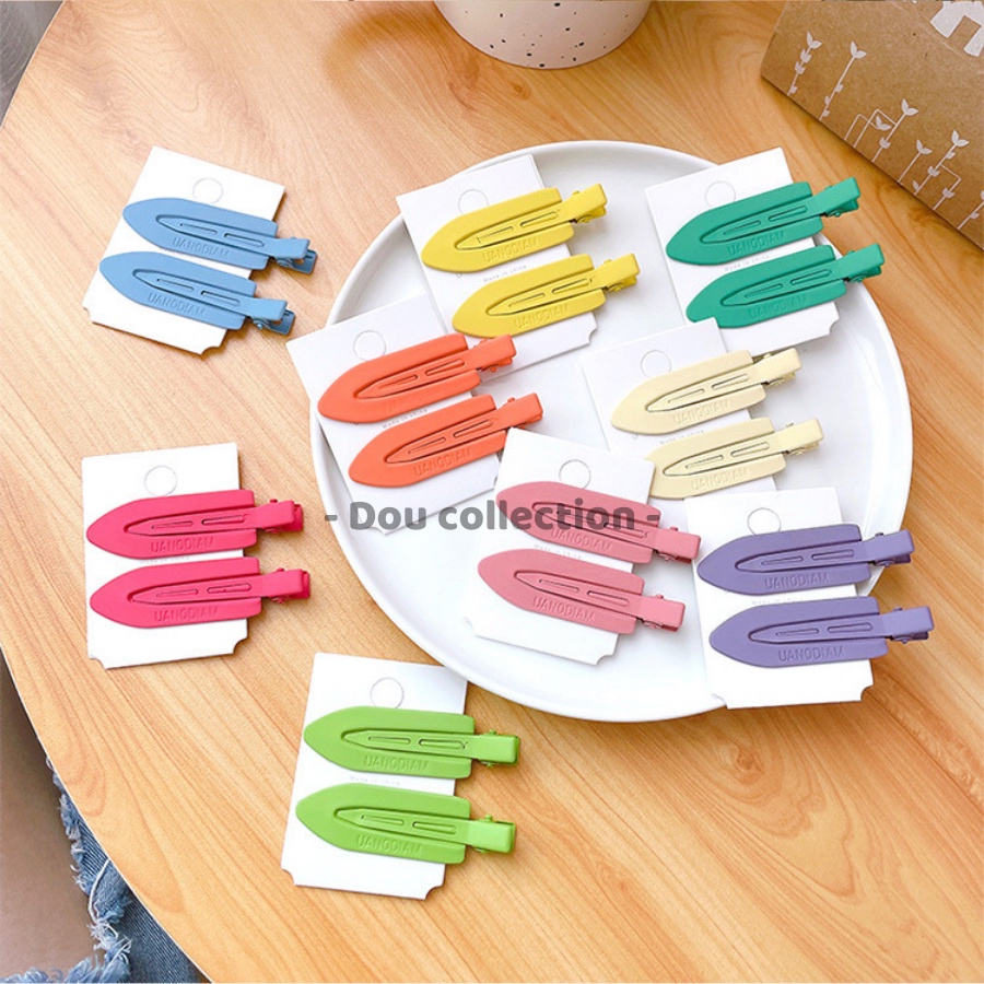 [NowShip2h] Kẹp Tóc Mỏ Vịt ( Kẹp Tóc Mái) Trơn Nhiều Màu Phong Cách Hàn Quốc - Mã KT016