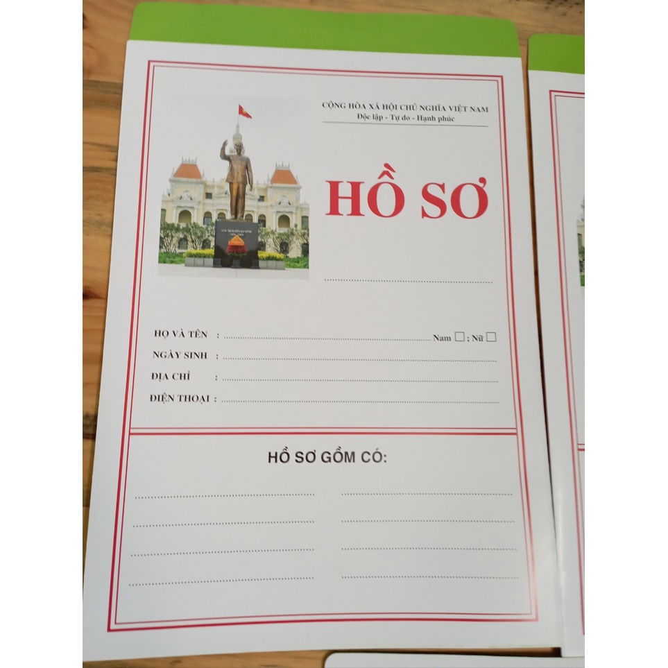 4 BỘ HỒ SƠ XIN VIỆC