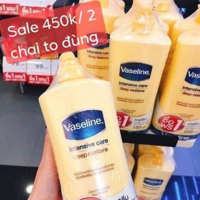 Dưỡng thể Vaseline vàng