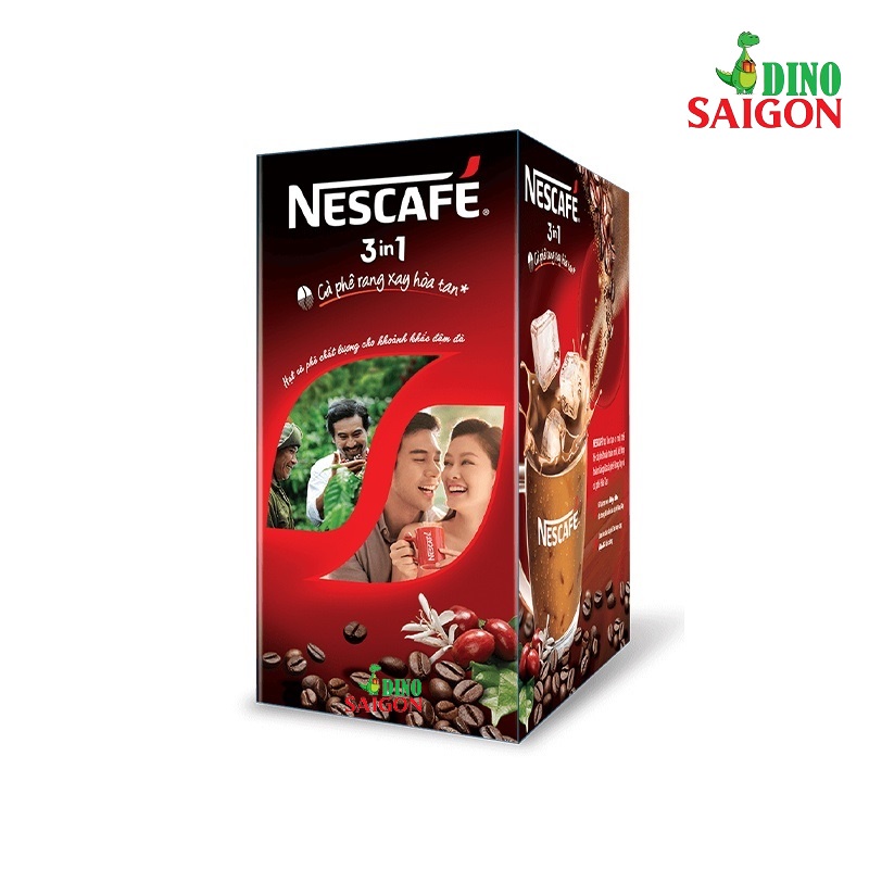 Combo 4 Hộp Cà Phê Hòa Tan Nescafé 3in1 Đậm Đà Hài Hòa (Hộp 20 gói x 17g)