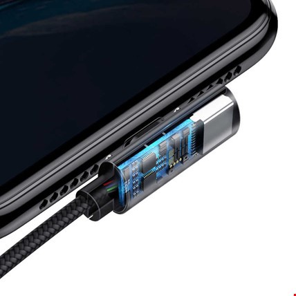 Cáp sạc kèm chia cổng tai nghe chân Lghtning cho IPhone chính hãng Baseus