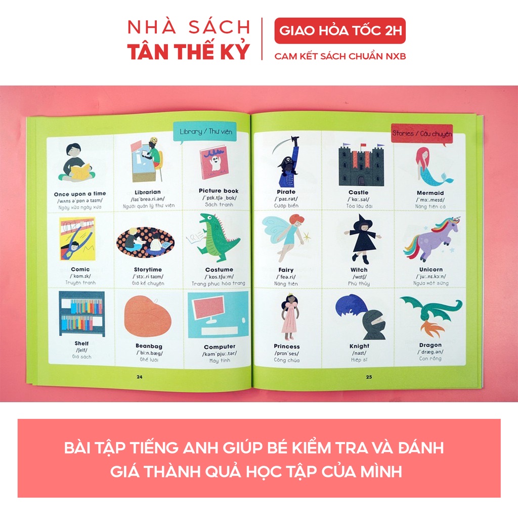 Sách - Hello English! Xin chào tiếng Anh học ngôn ngữ dễ dàng cho bé từ 6 tuổi