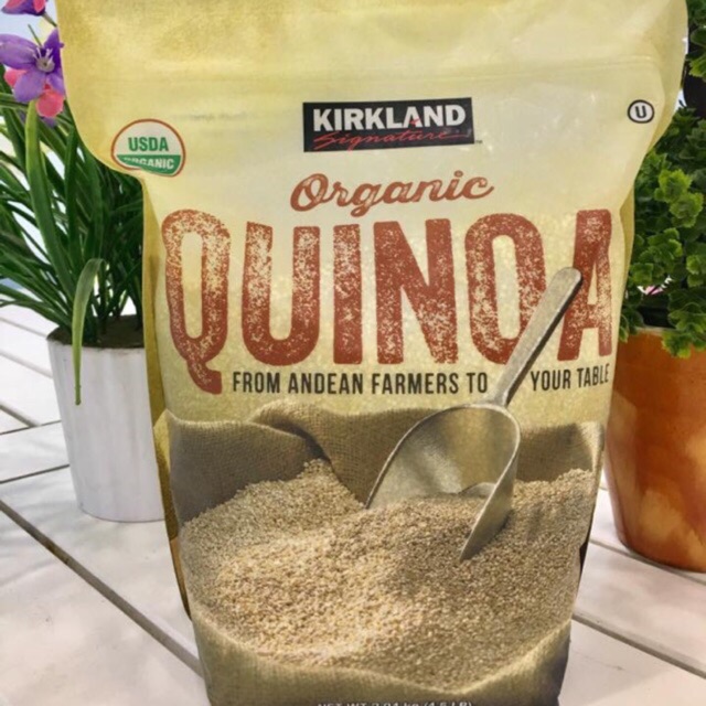 Hạt quinoa trắng hữu cơ Kirkland - 2.04kg