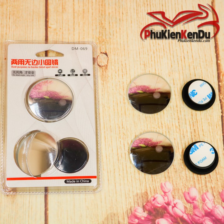 GƯƠNG CẦU LỒI CHIẾU HẬU XÓA ĐIỂM MÙ Ô TÔ, XE MÁY ĐK 5CM 1 CẶP HÀNG LOẠI I