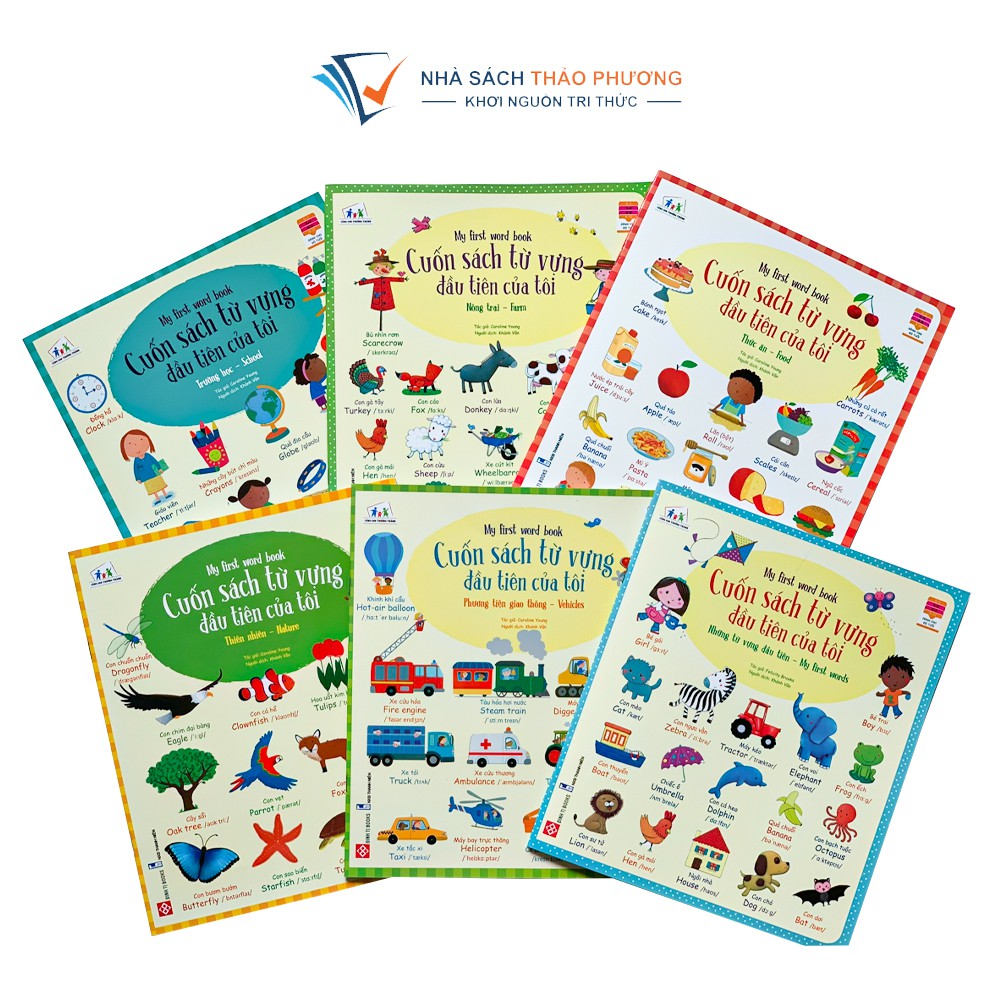 Sách - Cuốn sách từ vựng đầu tiên của tôi My First Words phát triển ngôn ngữ sớm cho bé từ 3 tuổi