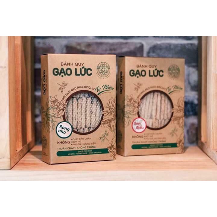 Bánh Quy Gạo Lứt Tự Nhiên Loho - 380gr - Home Food