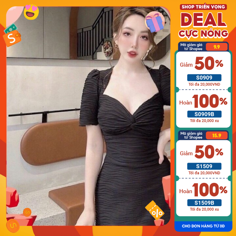 váy dáng dài ,ôm eo ,chất thun xốp ,size M 45-55kg ,hàng QC ,3 màu y hình