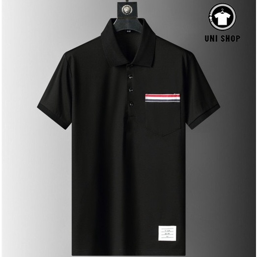 Áo POLO 3 Sọc Túi Áo Chất Lượng Cao Cấp, Vải Cotton Mịn Màng, Siêu Đẹp.