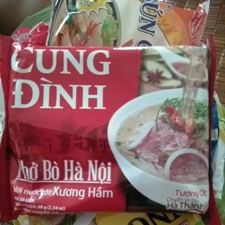 Combo 3 gói Phở Cung Đình bò, gà 68g