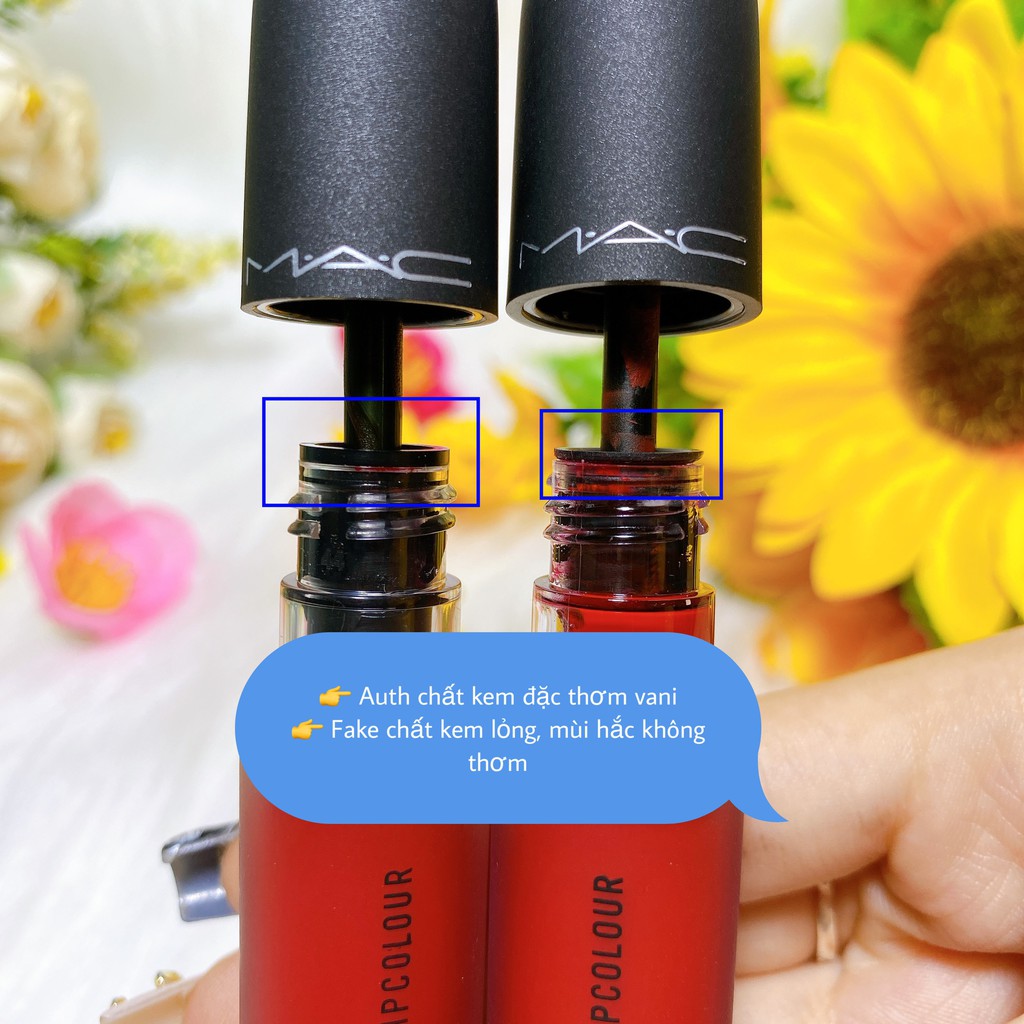 [CHÍNH HÃNG] Son Kem Lì MAC Powder Kiss Liquid Lipcolour, Son Mac Kem Full Size 5ml