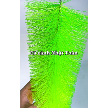 CHỔI LỌC MÀU DẠ QUANG VẬT LIỆU LỌC CHO HỒ CÁ KOI