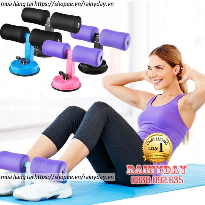 Dụng cụ tập cơ bụng đa năng hỗ trợ gym gập tại nhà có đế hút chân không giúp cho dáng chuẩn vòng eo thon