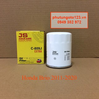 Lọc nhớt Honda Brio 2011, 2012, 2013, 2014, 2015, 2016, 2017, 2018, 2019, 2020 15400-RAF-T01 hàng Nhật C809J