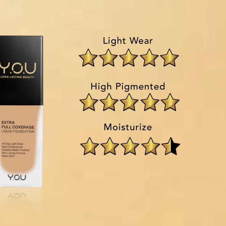 (Hàng Mới Về) Kem Nền Dạng Lỏng Che Phủ Toàn Diện Dung Tích 20ml You The Gold One | BigBuy360 - bigbuy360.vn