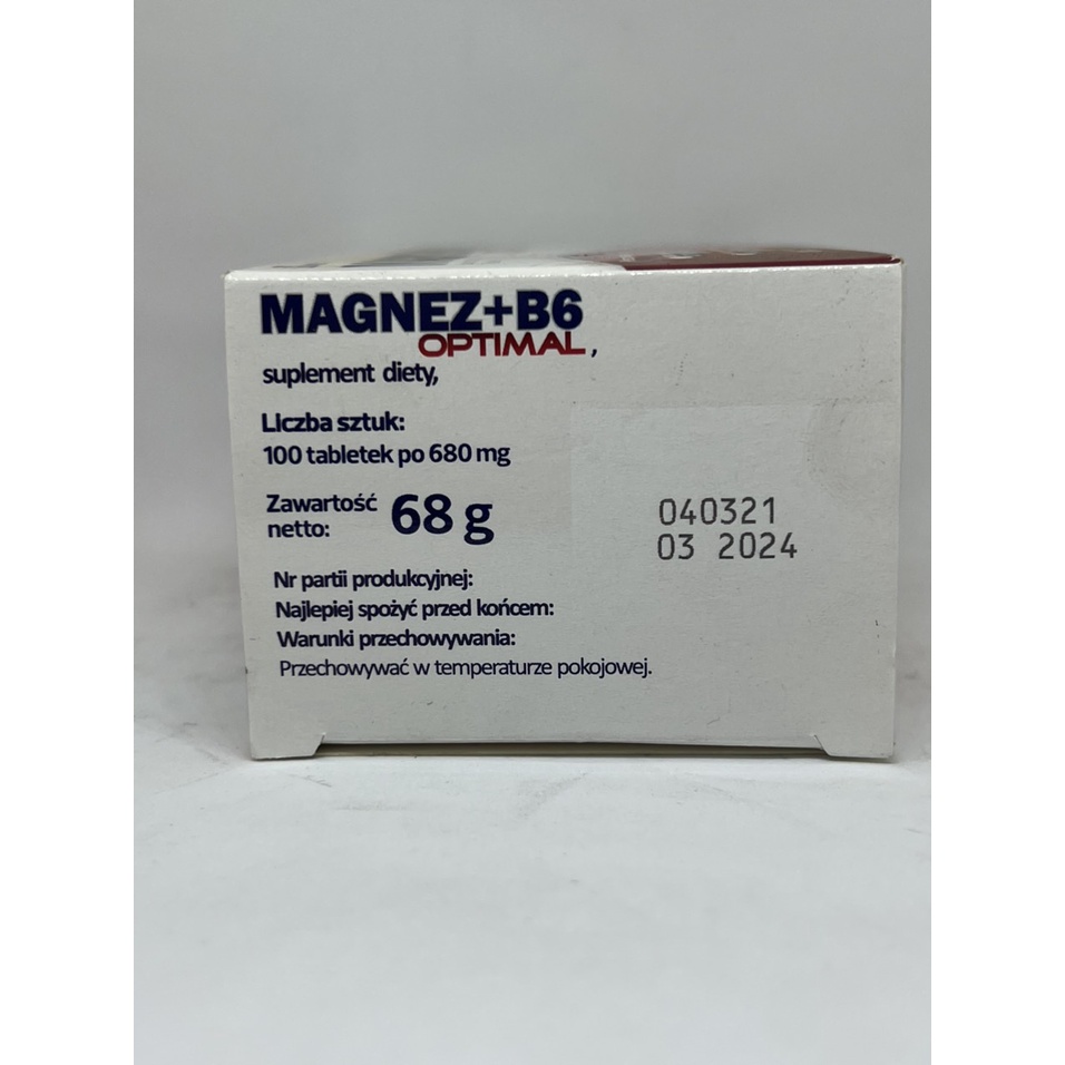 Viên Uống Magnez +B6 Optimal Bổ Sung Vitamin B6 Và Magie Cho Cơ Thể