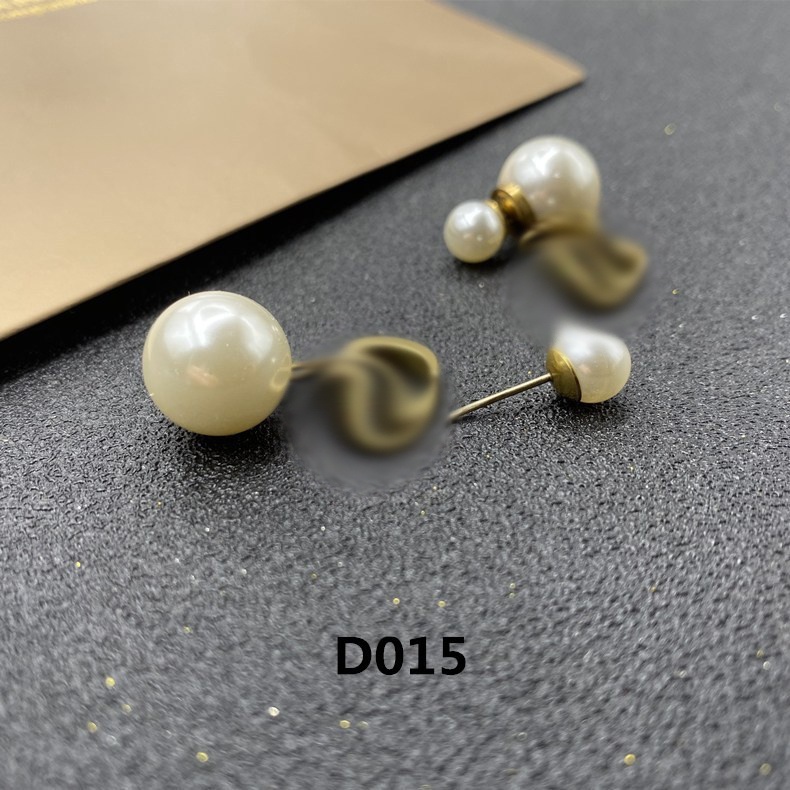 Khuyên tai kim xỏ bằng bạc 925 gắn ngọc trai giả cao cấp phong cách retro thời trang cho nữ
