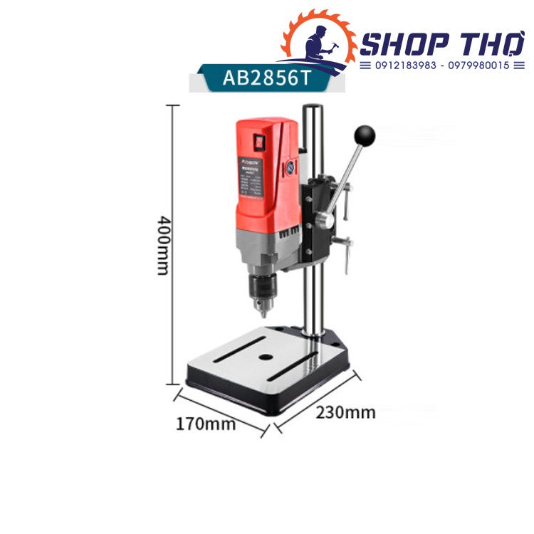 Combo máy khoan bàn nhỏ Aoben AB2856T đa chức năng điện 220v